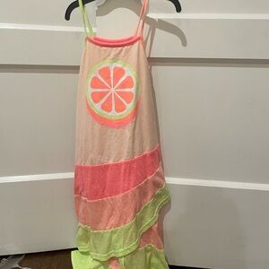 Appaman Size 8 Girls Colorful Citrus Maxi Dress